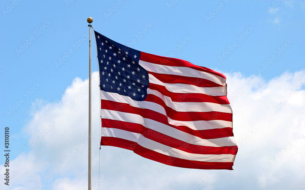 Obraz premium large american flag