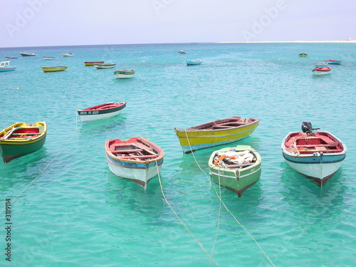 resting boats photo