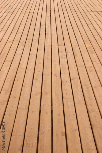 wooden deck perspective