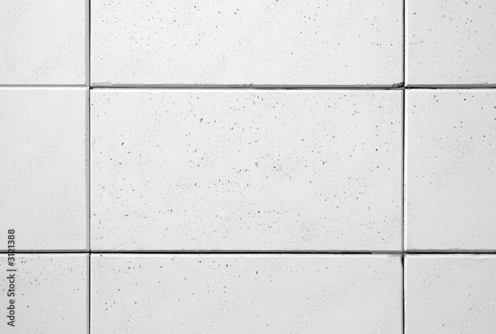 Naklejka premium white concrete blocks