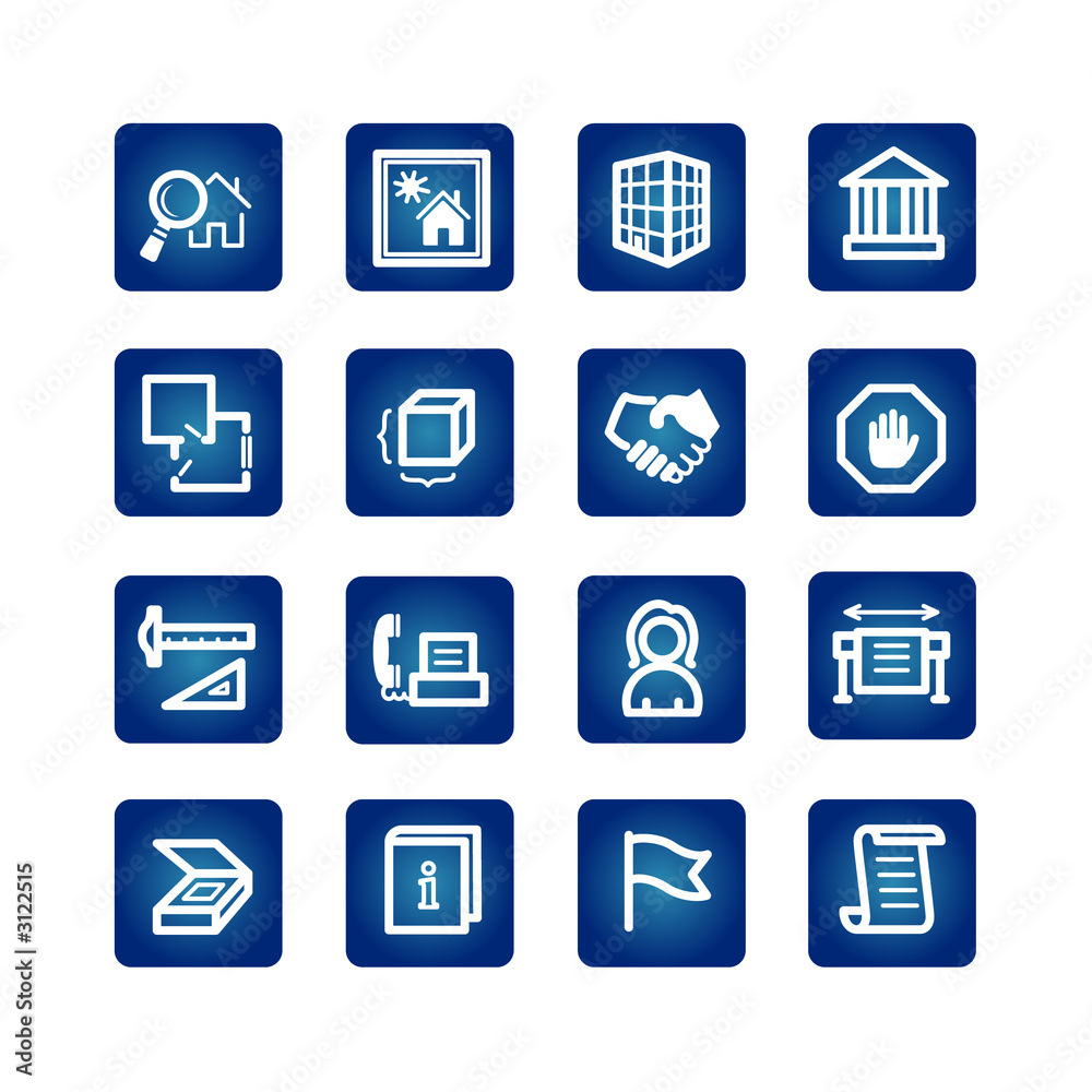 building and architecture icon set building and architecture icon set