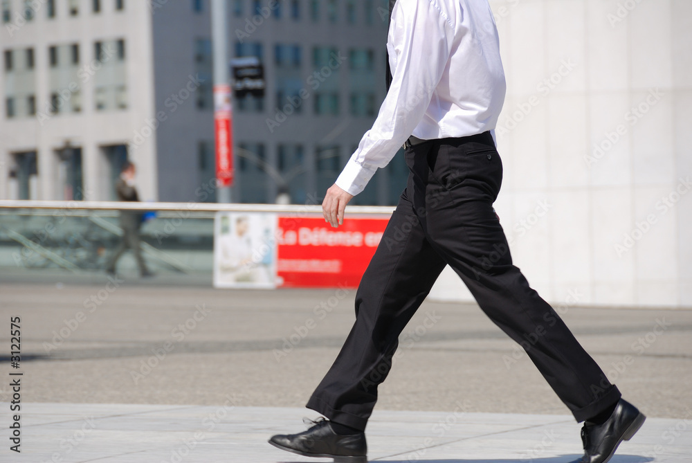 Fototapeta premium biznes człowiek działa