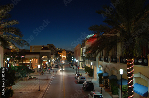 nightview of palm beach, florida