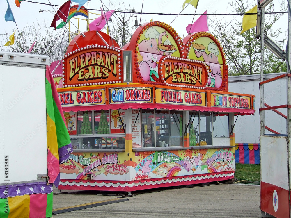 Fotografie concession stand at the carnival