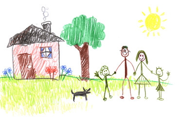 stick figure family