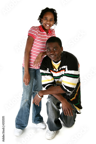Canvastavla brother and sister