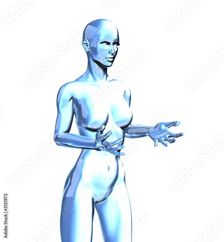 statue de glace d une femme nue
