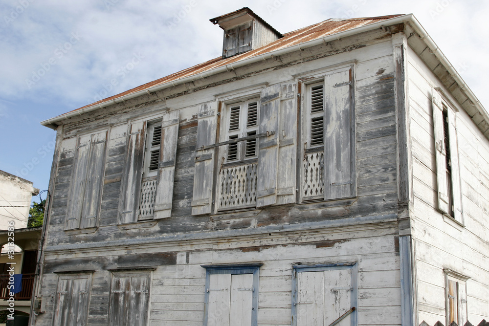 Obraz premium maison antillaise