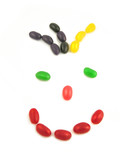 happy face jelly beans