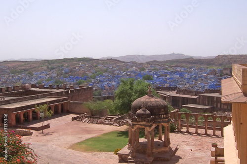 blue city landscape, jodhpur, india