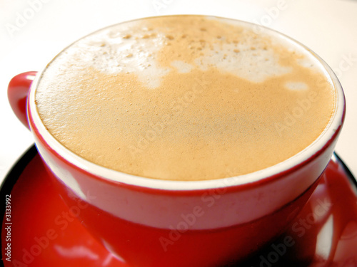 tasse à café rouge