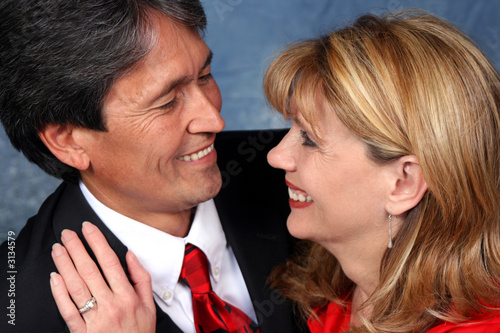 smiling couple