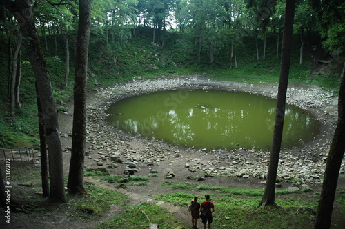meteorite crater in kaali photo