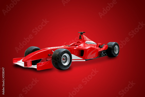 red formula one car