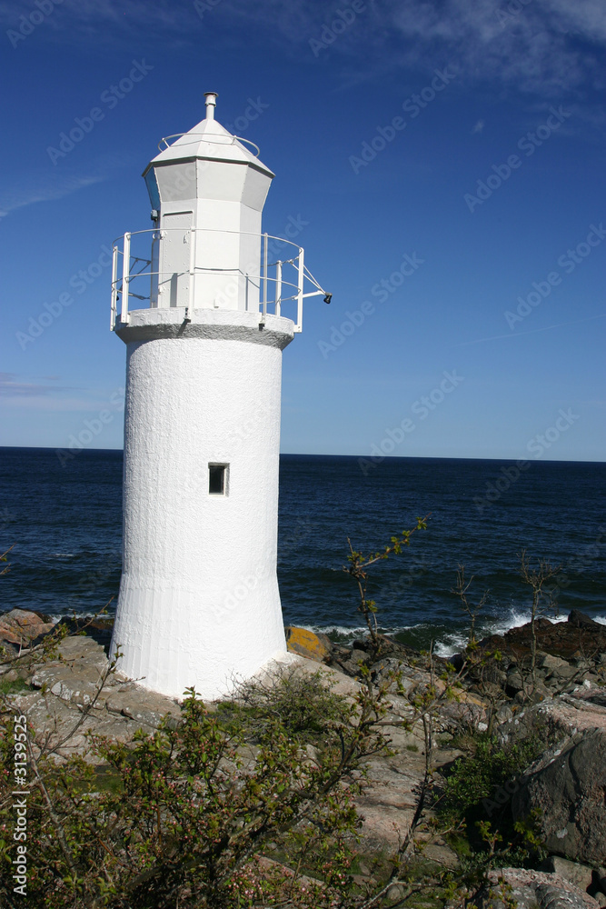 lighthouse in kivik , scania, southern sweden