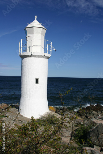 lighthouse in kivik , scania, southern sweden