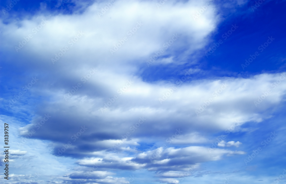 the blue sky. the blue sky.