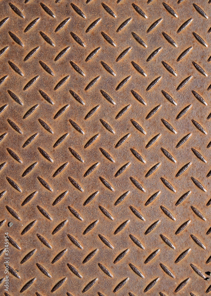 rusty metal floor cover background. rusty metal floor cover background.