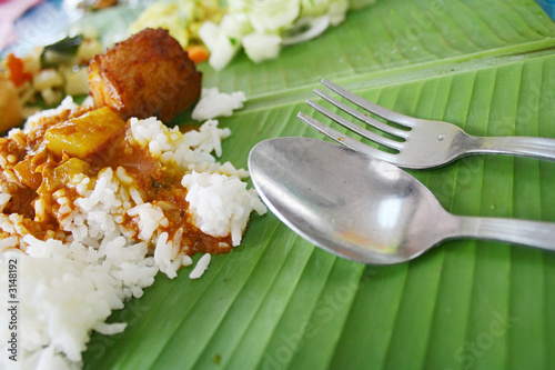 banana leaf rice