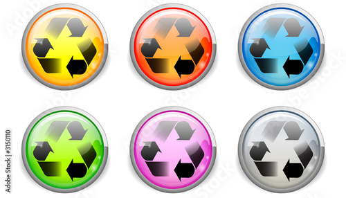 icones de recyclage