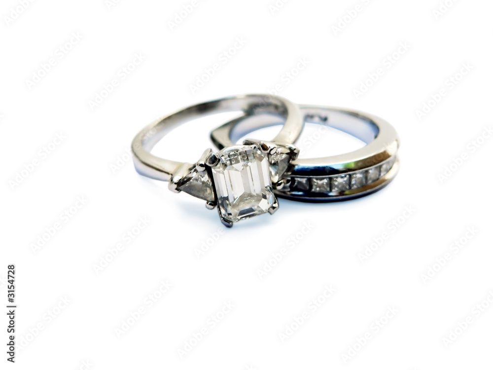 wedding ring & band - diamond & platinum wedding ring & band - diamond & platinum