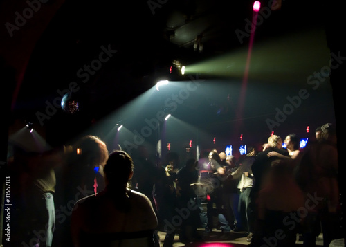 nightclub dance crowd