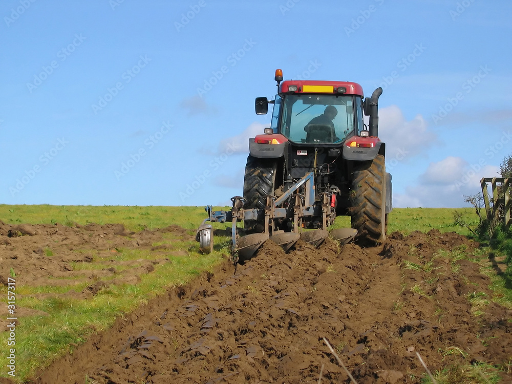 Obraz premium ploughing