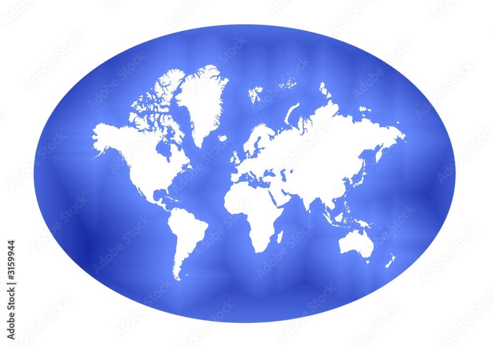 elliptic map of the world