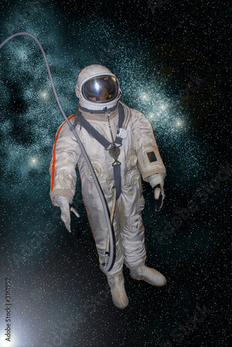 Φωτογραφία astronaut on the star background