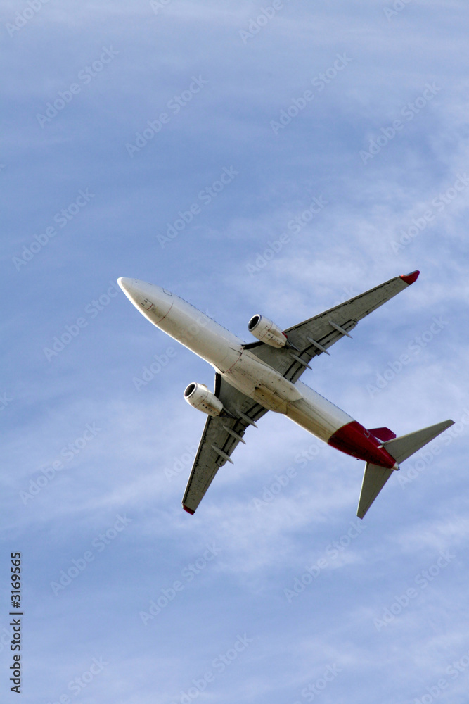 airplane in the sky airplane in the sky
