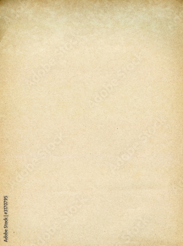 yellowed paper sheet from old book