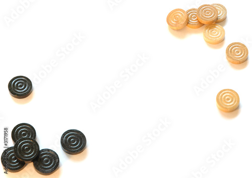 pions de jeu de dames