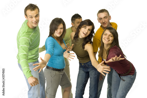 dancing teenagers photo