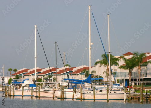 condo and sailboats
