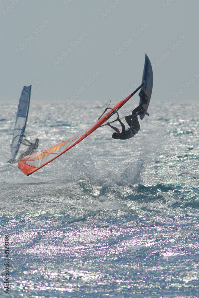 Naklejka premium windsurf