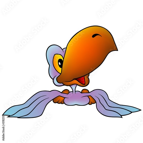 blue-violet parrot