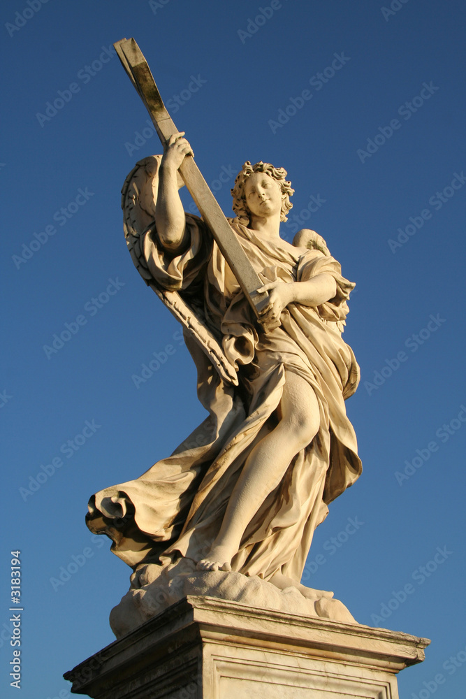 Low angle view of a statue