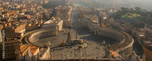 Aerial view of St. Peter's Square