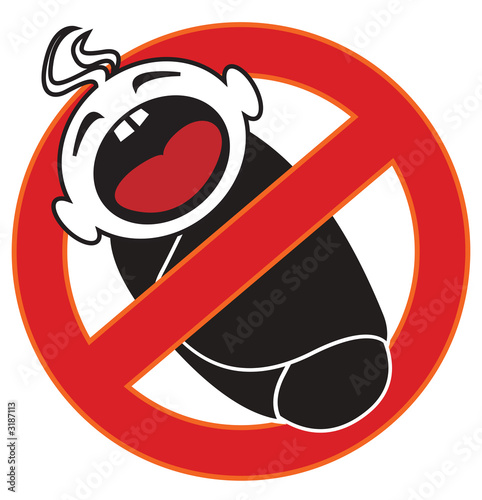 baby forbidden sign