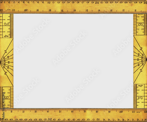 vintage ruler border 1