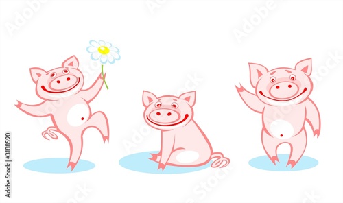 three pigs