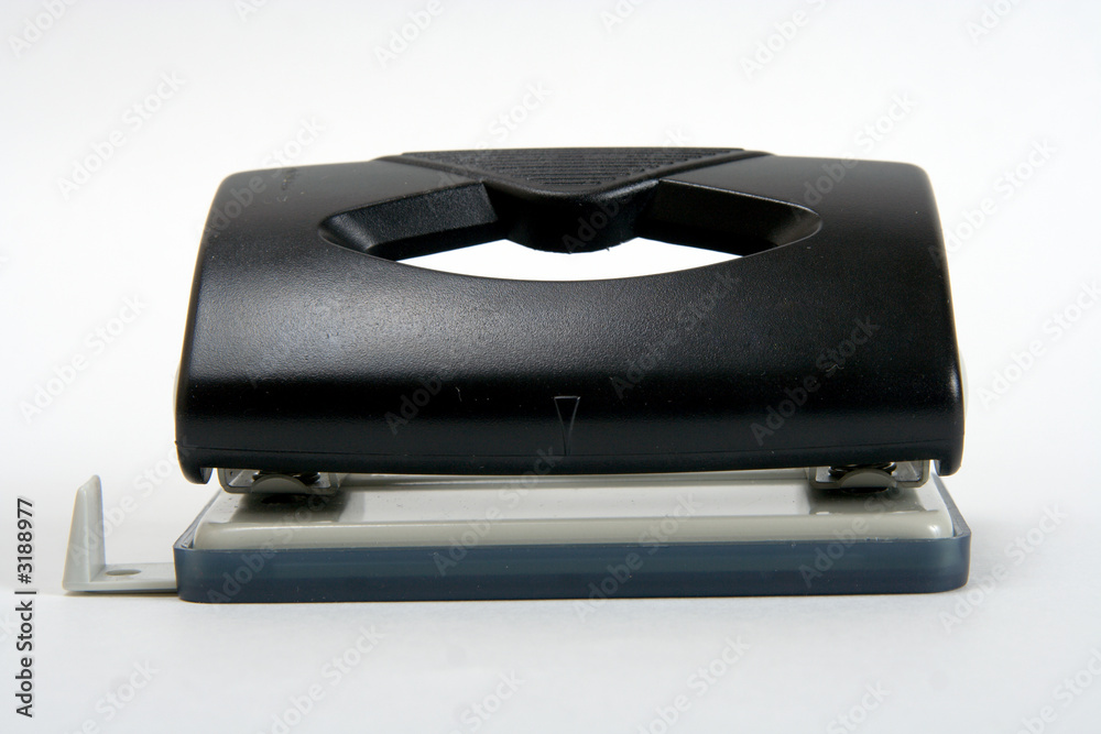 office puncher close up on a white background office puncher close up on a white background