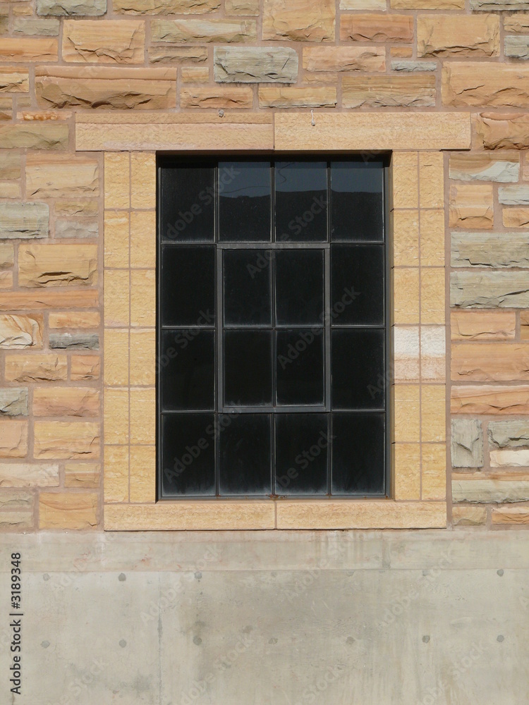 window in stone