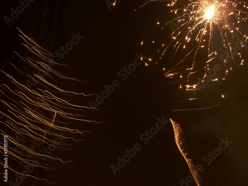 Canvas Print fireworks