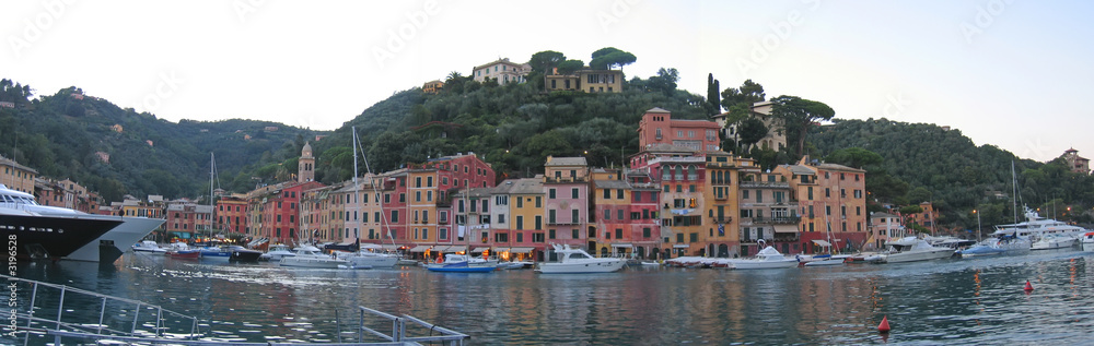 italian stylishness city with its harbour, portofino, italia, pa