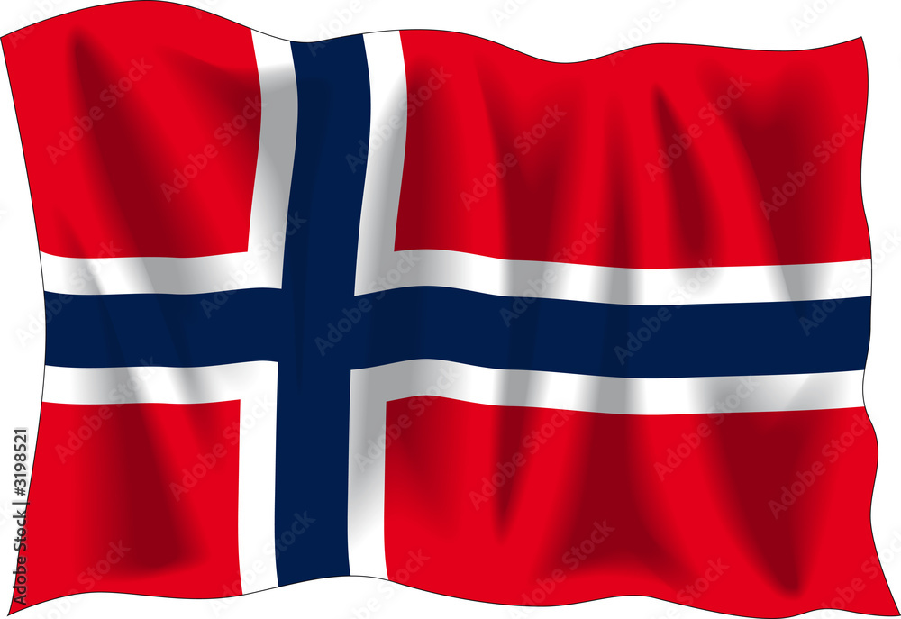 Fototapeta premium nerwegian glag