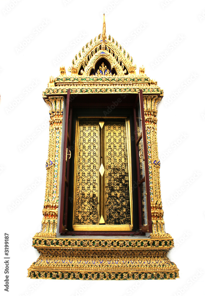 gold temple in thailand