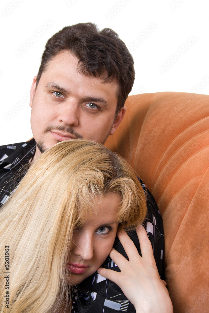 Naklejka premium adult couple in love