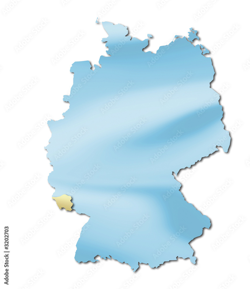Obraz premium deutsche bundesländer => saarland