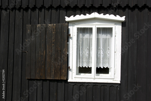 old traditional window.